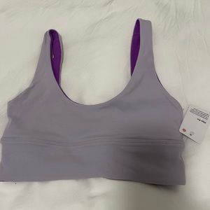 Lululemon align bra size 6 reversible purple